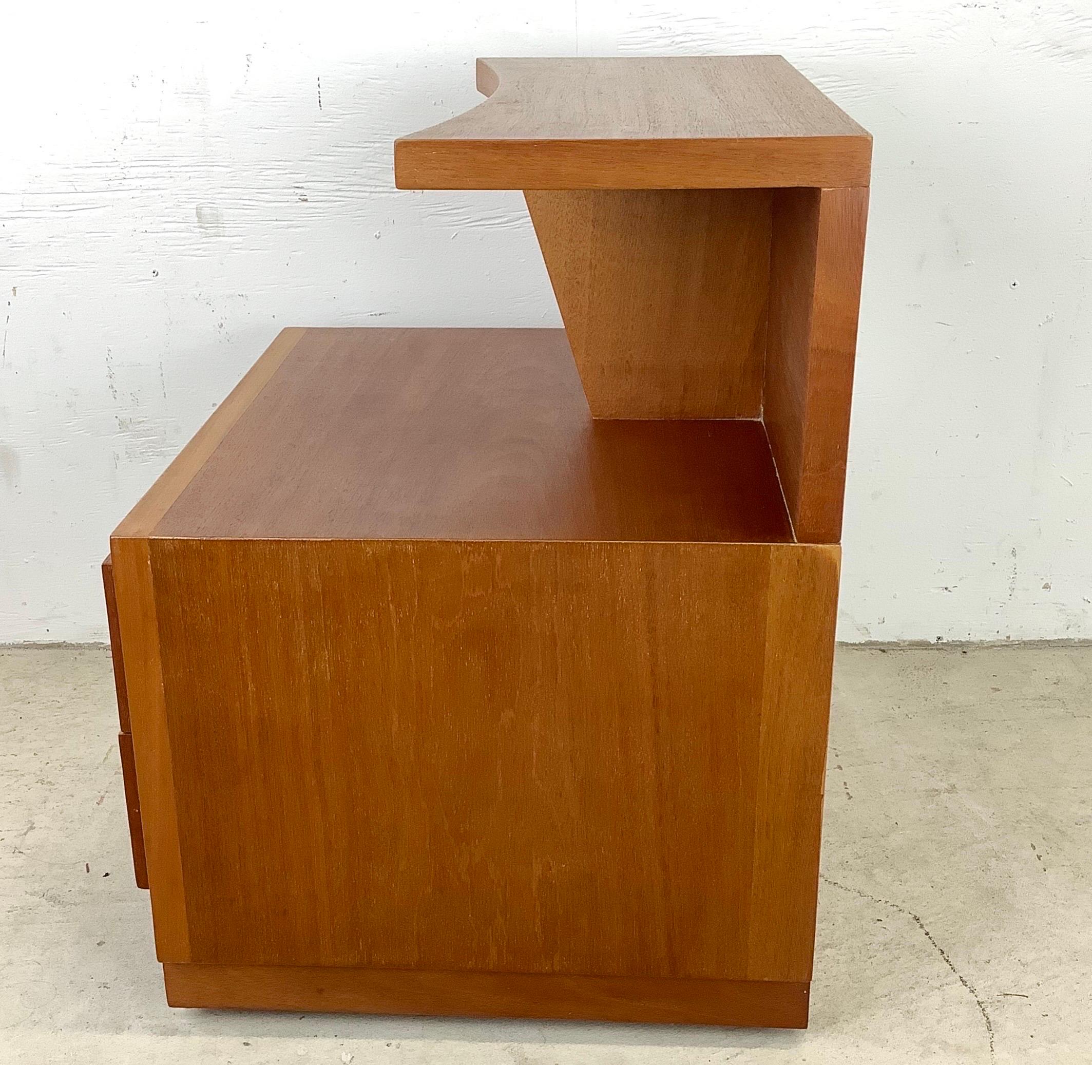 Two-Tier Midcentury Nightstand or End Table 1