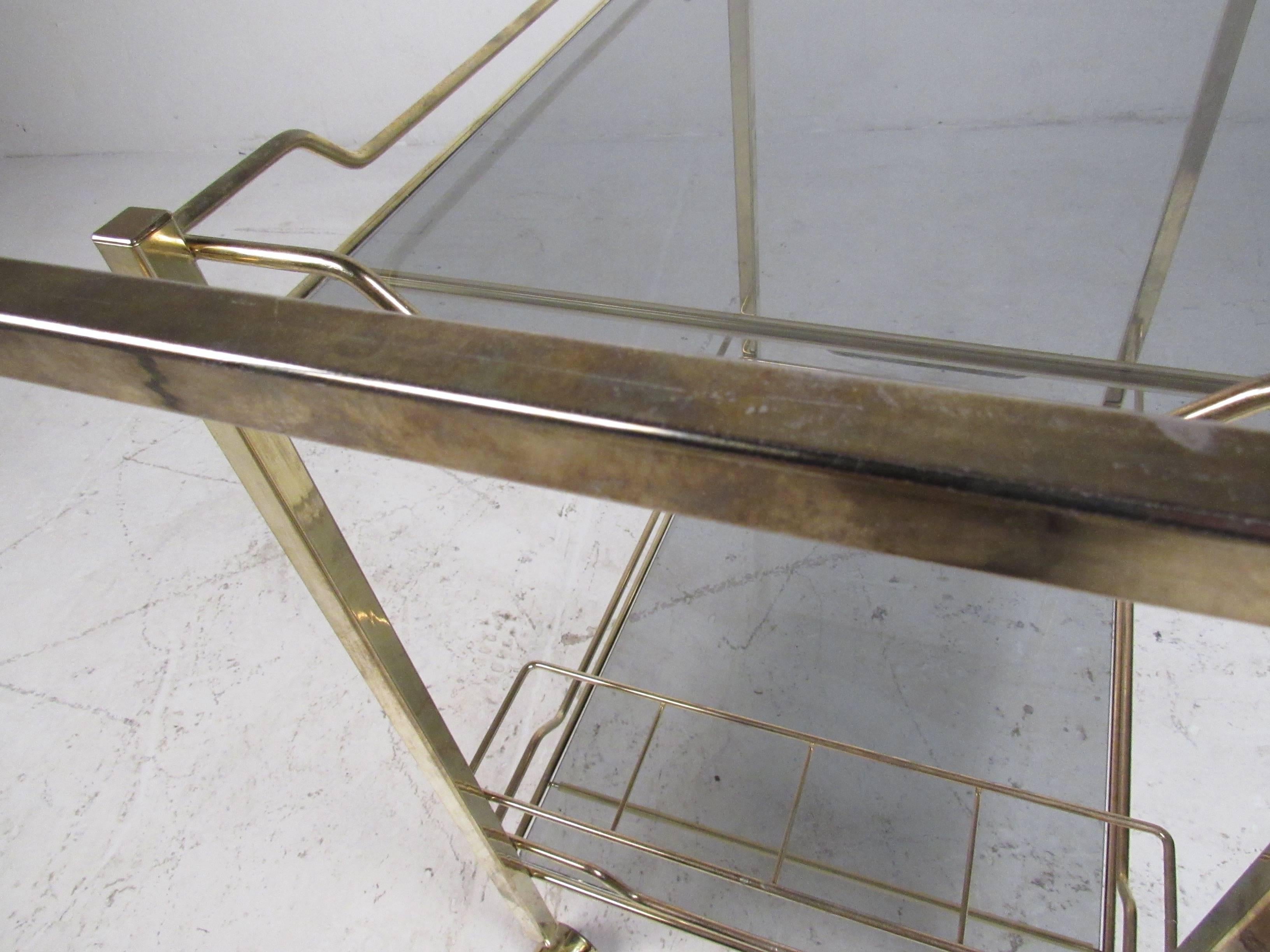 Two-Tier Midcentury Style Serving Cart 4