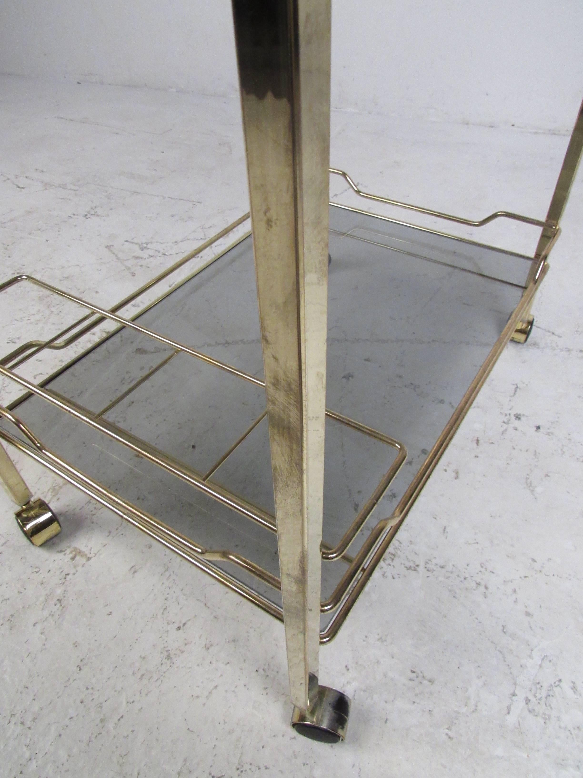 Two-Tier Midcentury Style Serving Cart 5
