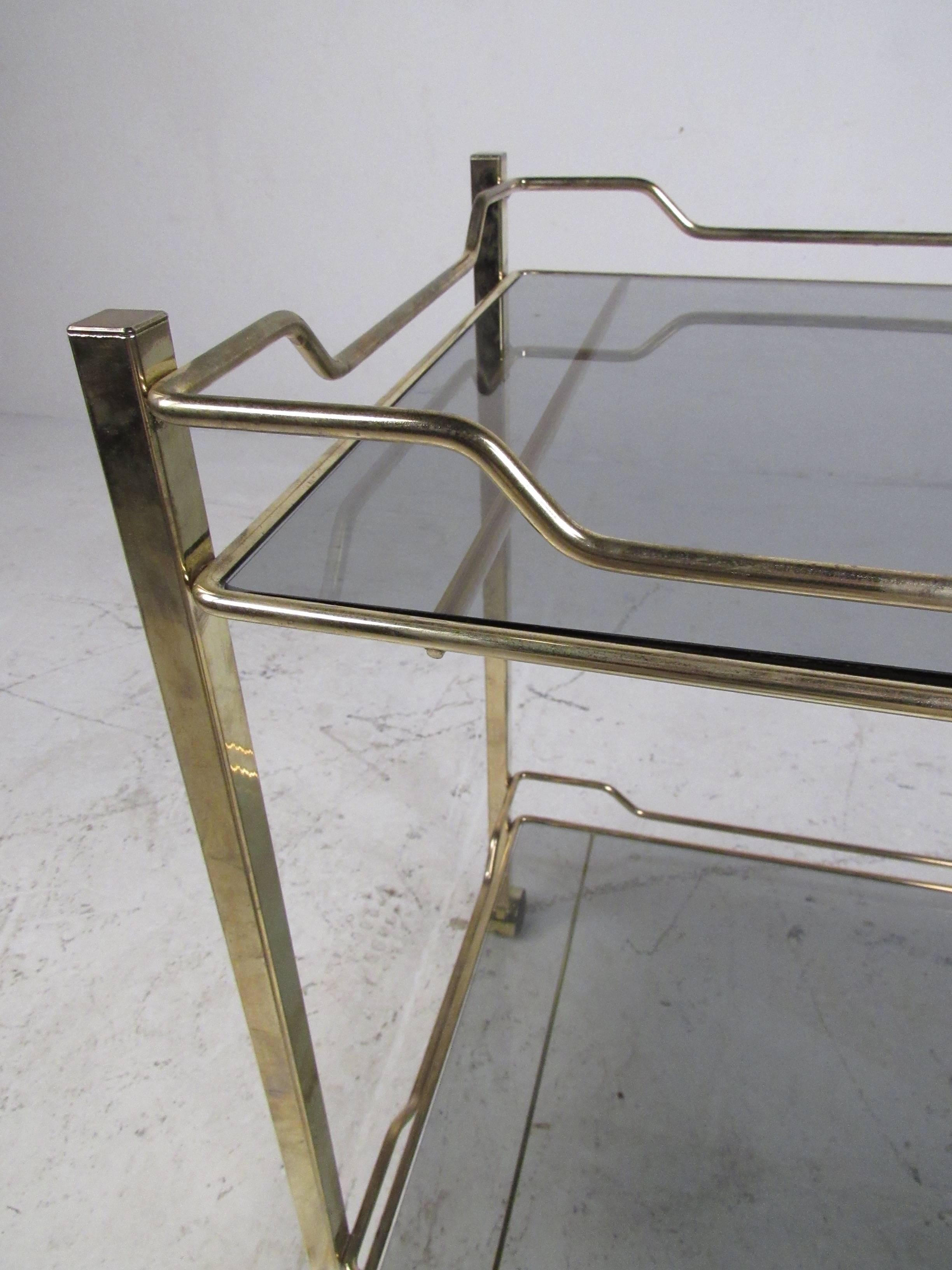 Two-Tier Midcentury Style Serving Cart 3