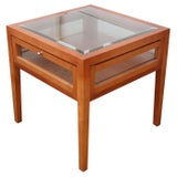 Two Tier Modern Display Side Table For Sale at 1stDibs | mesas expositoras,  two layer table, side display table