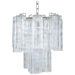 Two-Tier Murano Glass Chandelier by Venini