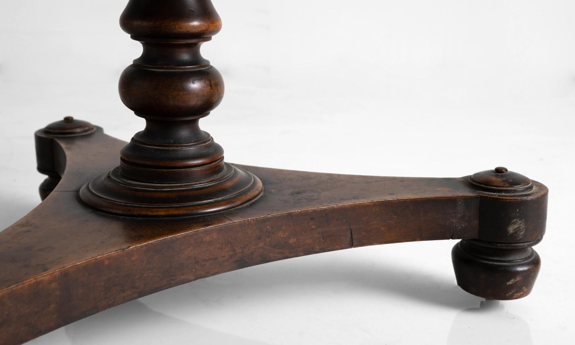 Wood Two-Tier Occasional Table, England 19th Century