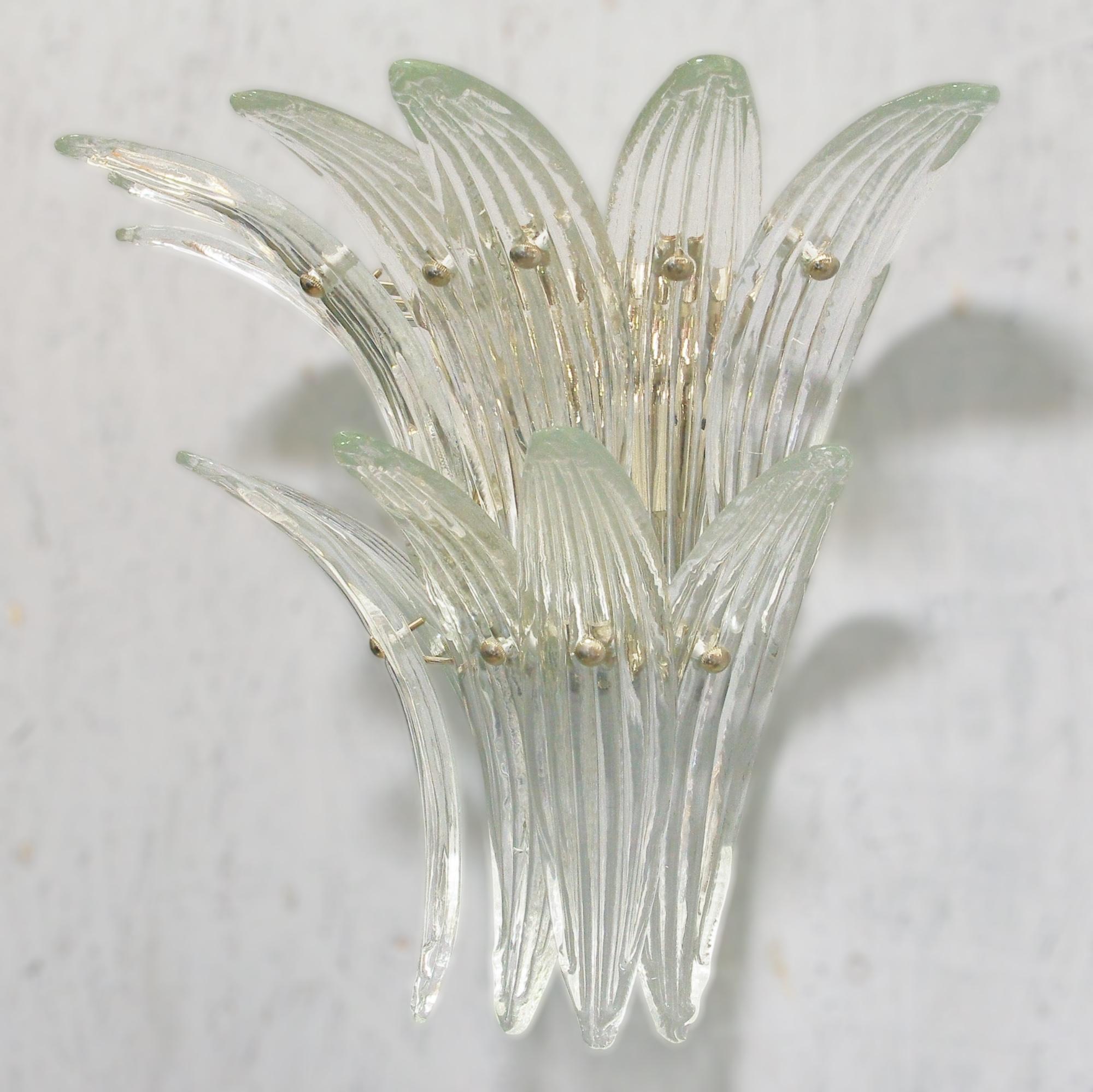 Italian Two Tier Palmette Sconce For Sale