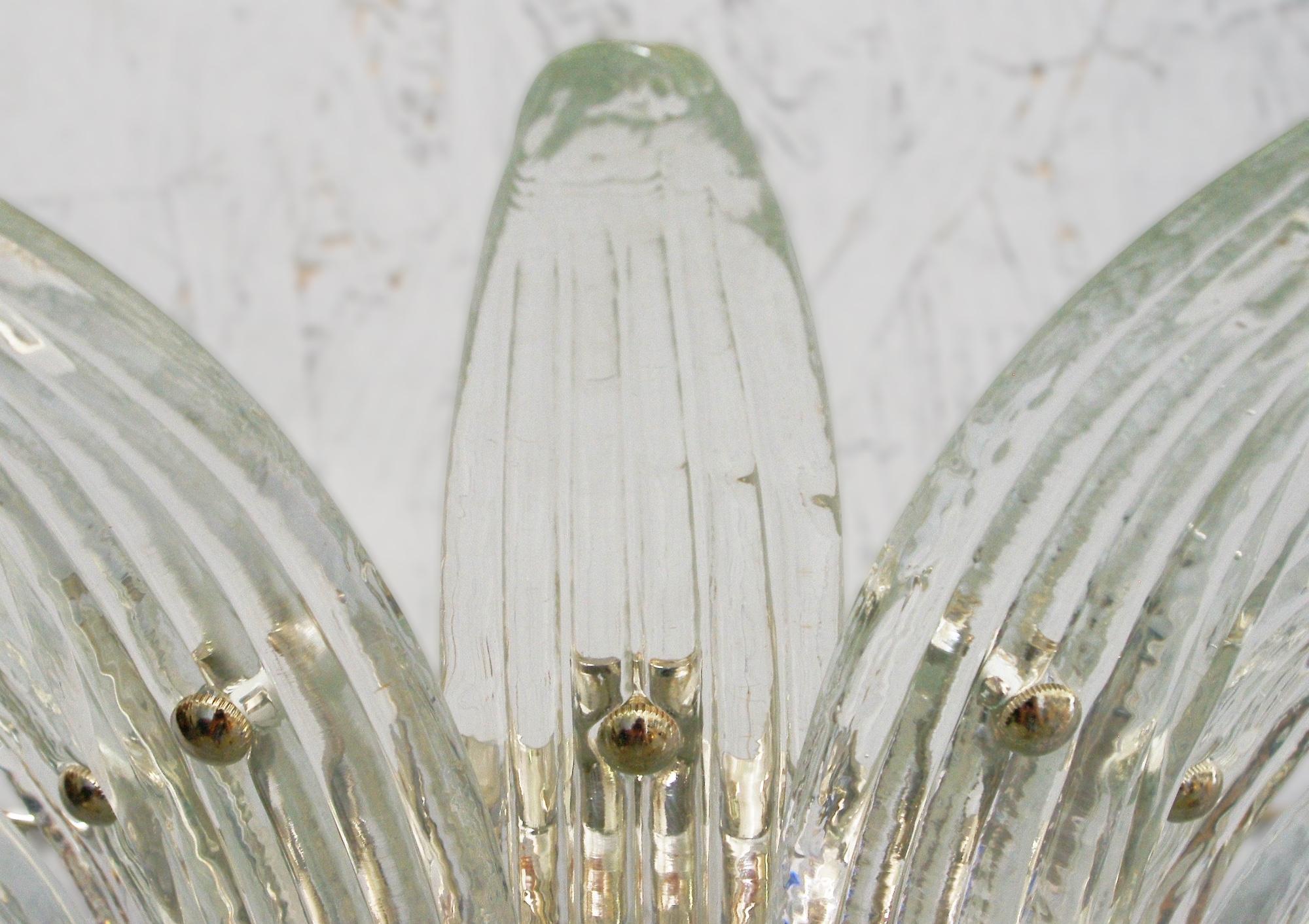Two Tier Palmette Sconce In Good Condition For Sale In Los Angeles, CA