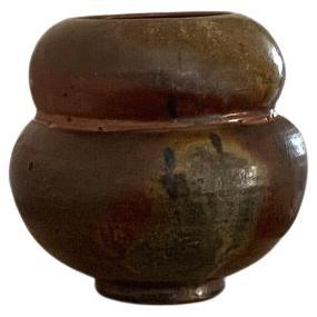 Two-Tier Rounded Ceramic Vessel For Sale
