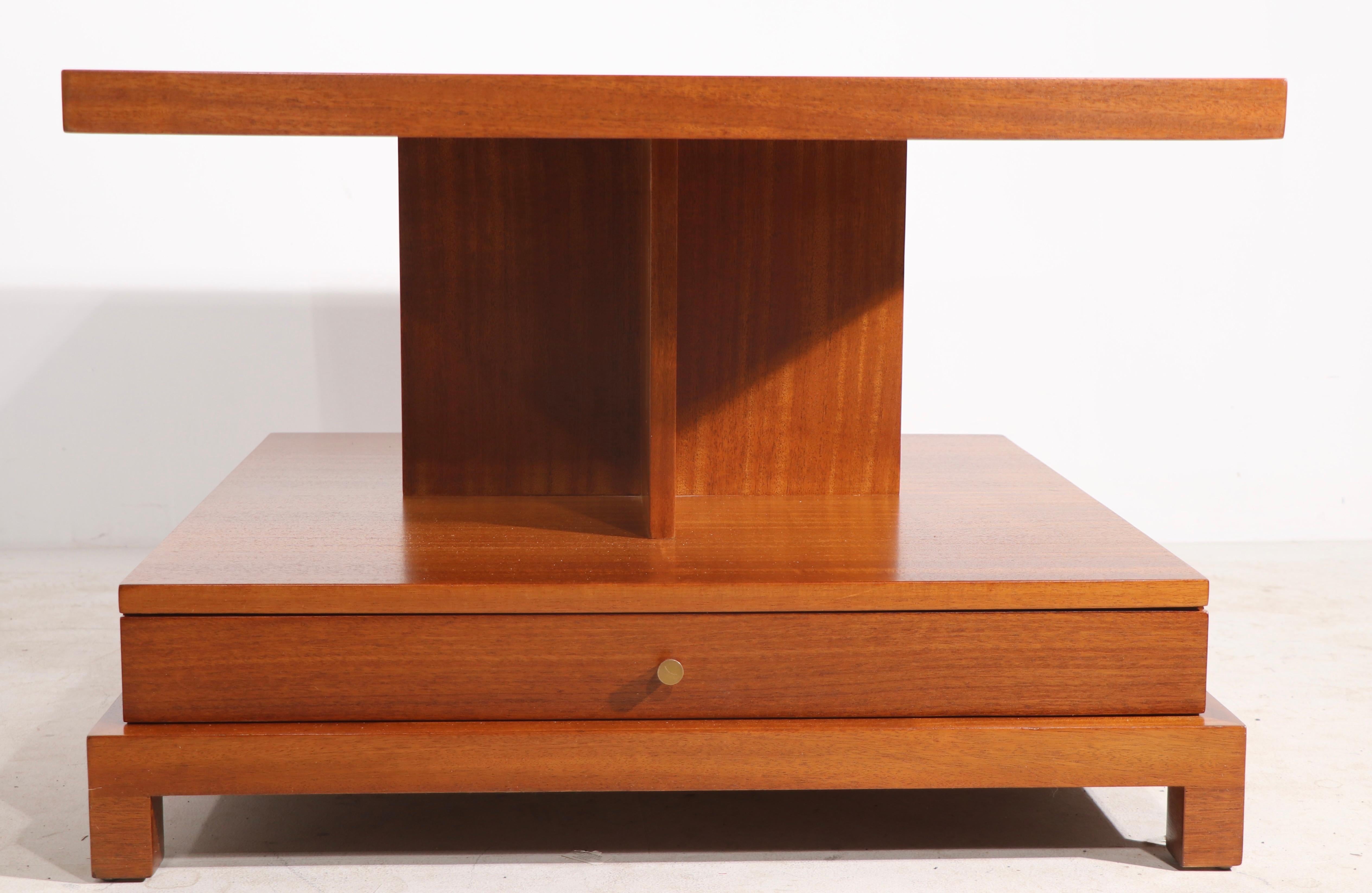 Two Tier Side, or End Table by Robsjohn Gibbings for Widdicomb 3