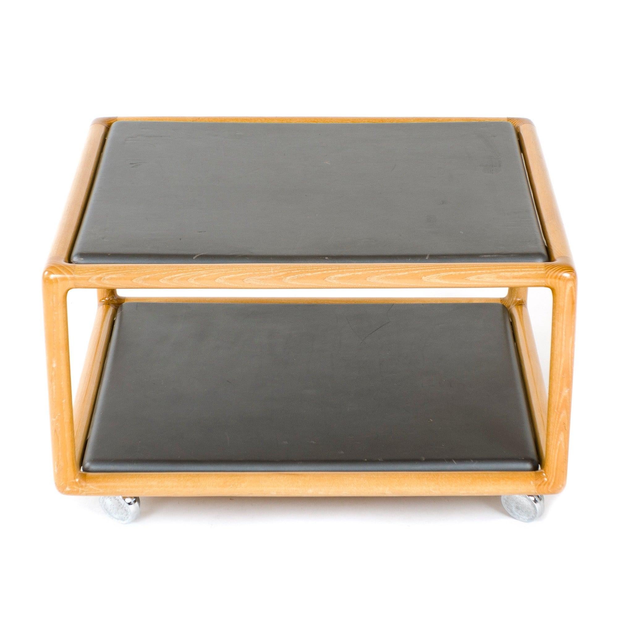Mesa de dos pisos de Ward Bennett para Brickel Associates, 1968 en Bastante bueno estado para la venta en Sagaponack, NY