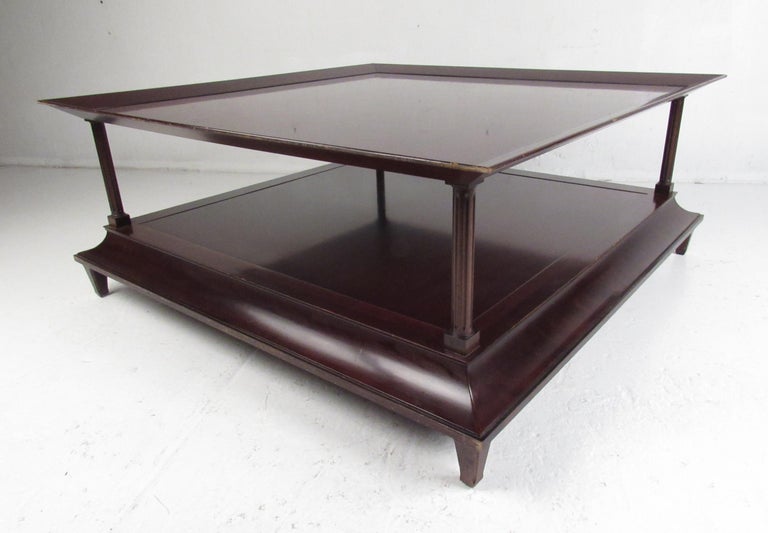 TwoTier Vintage Coffee Table by Baker at 1stDibs vintage twotier