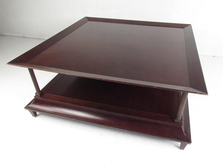 TwoTier Vintage Coffee Table by Baker at 1stDibs vintage twotier