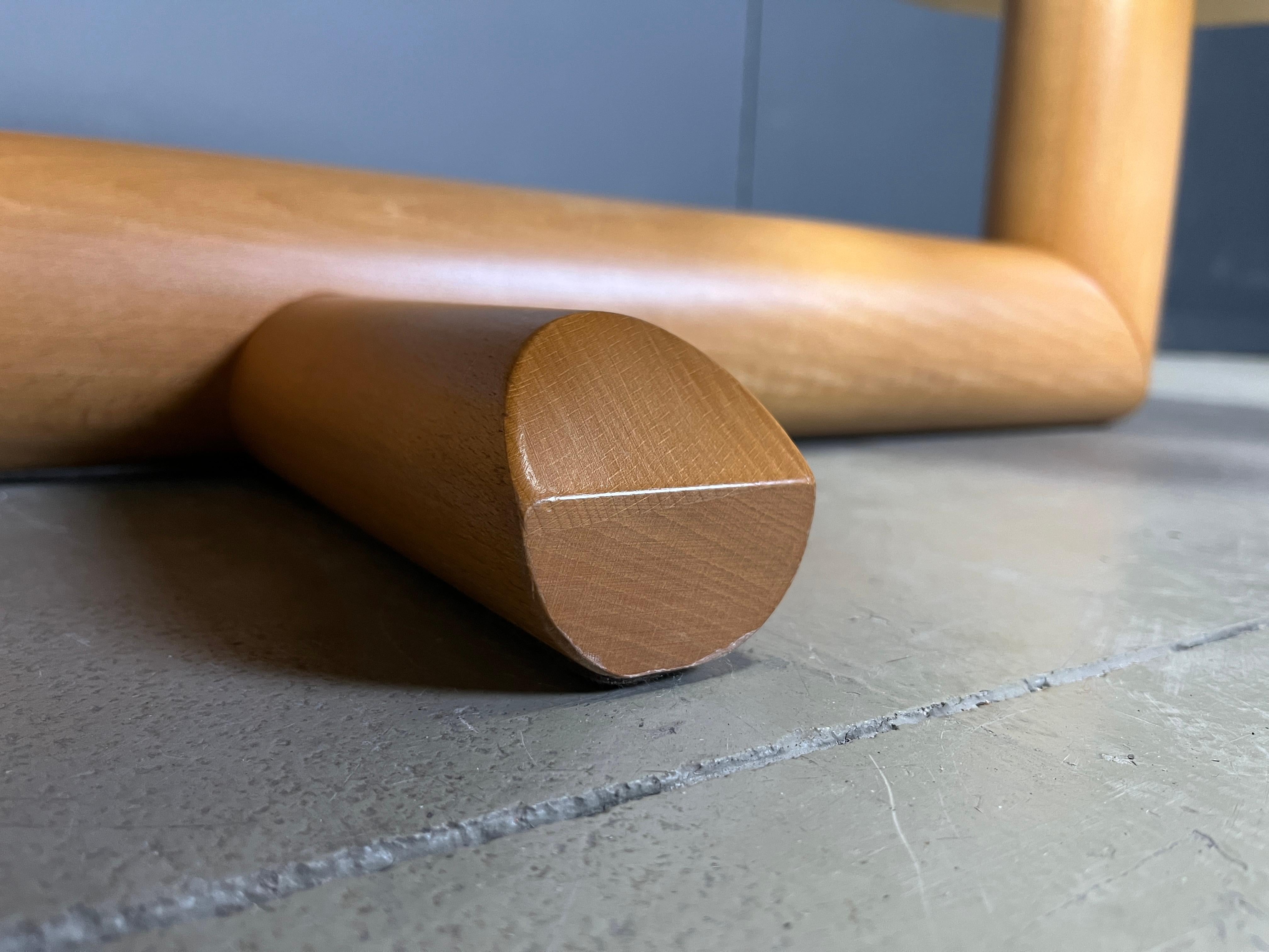 Postmoderne Table basse pivotante à deux niveaux par roche Bobois, années 1980 en vente
