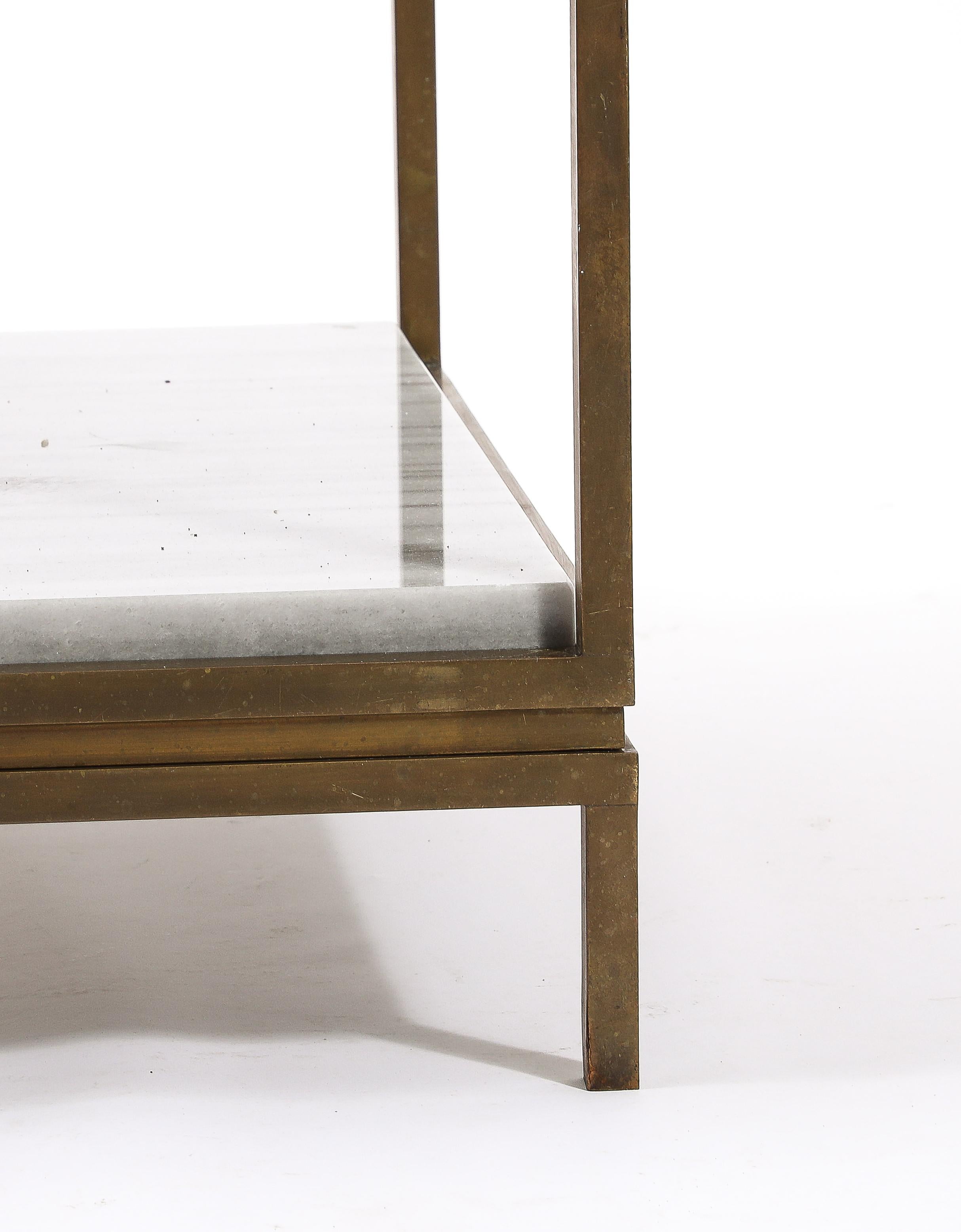Table basse à deux niveaux de Jansen, France, années 1950 en vente 5