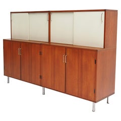Retro Two Tiered Cabinet with Sliding Doors by Cees Braakman for Pastoe
