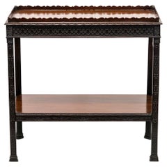 Two Tiered Chippendale Tea Table