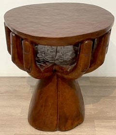 Two-Tiered Cupped Hands Table, in the Manner of Pedro Friedeberg