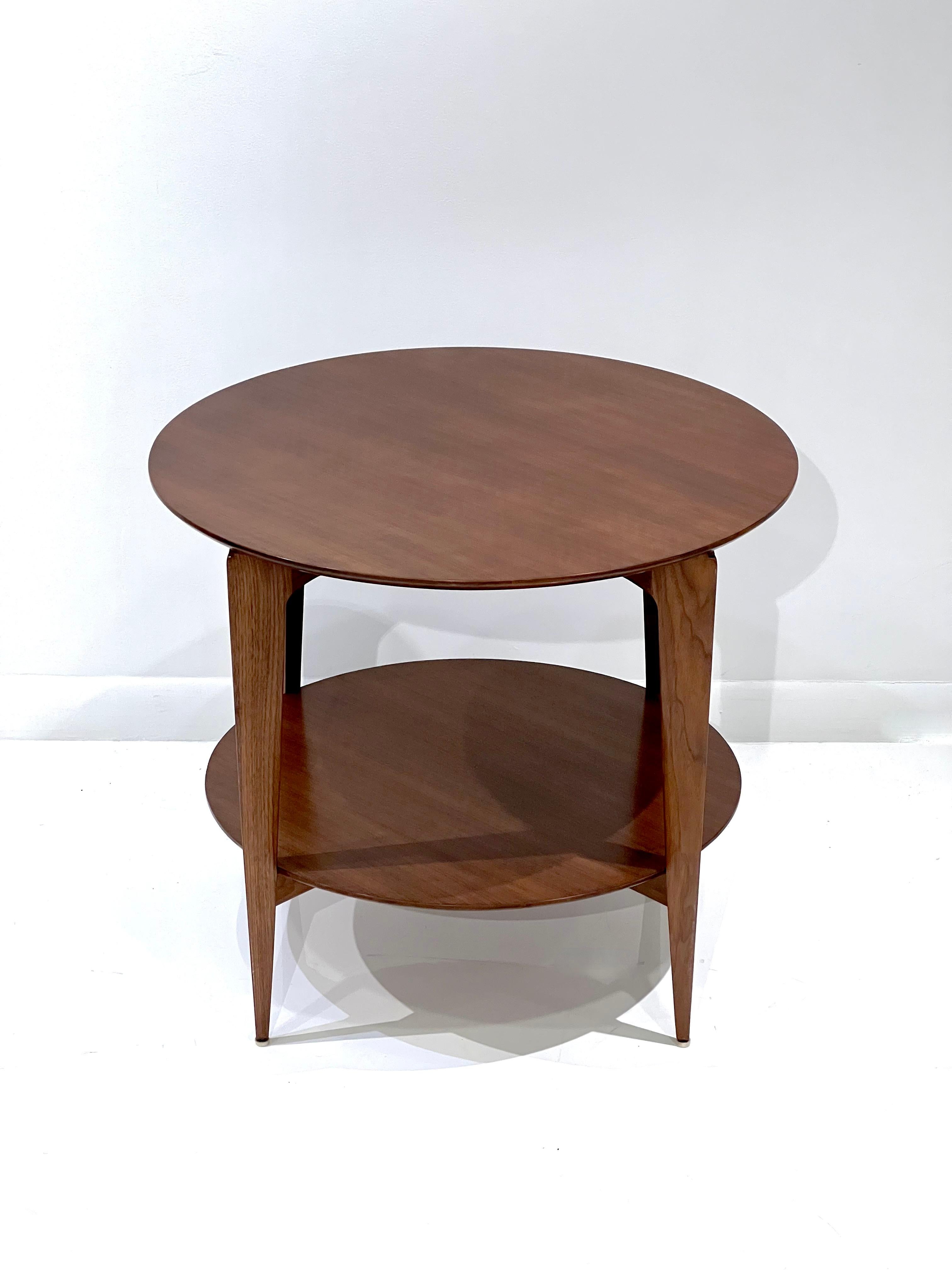 Mid-Century Modern Table d'appoint à deux niveaux de Gio Ponti pour Singer & Sons. en vente