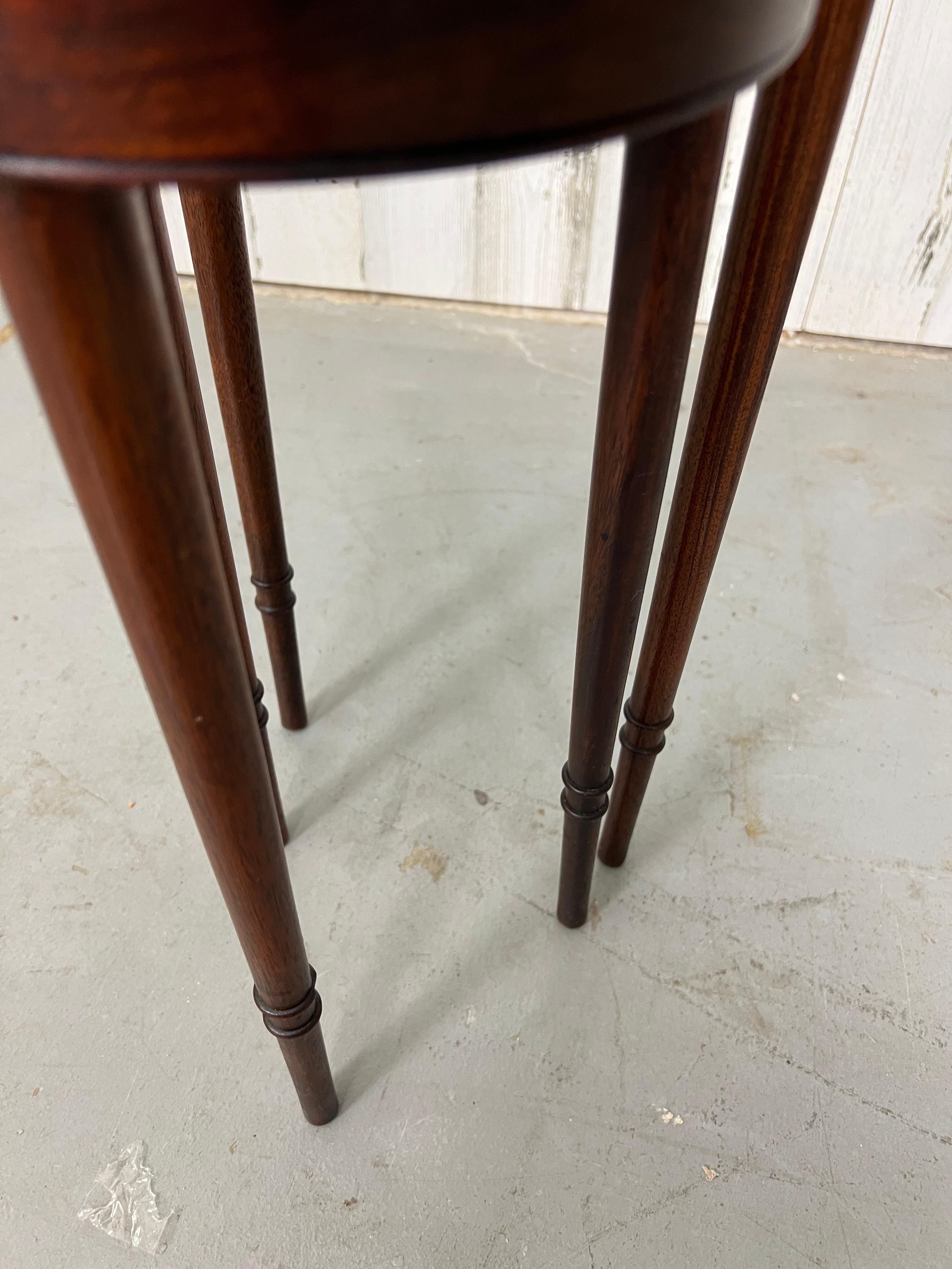Two Tiered Plant / Candle Stand by Flint and Horner Co. of New York at