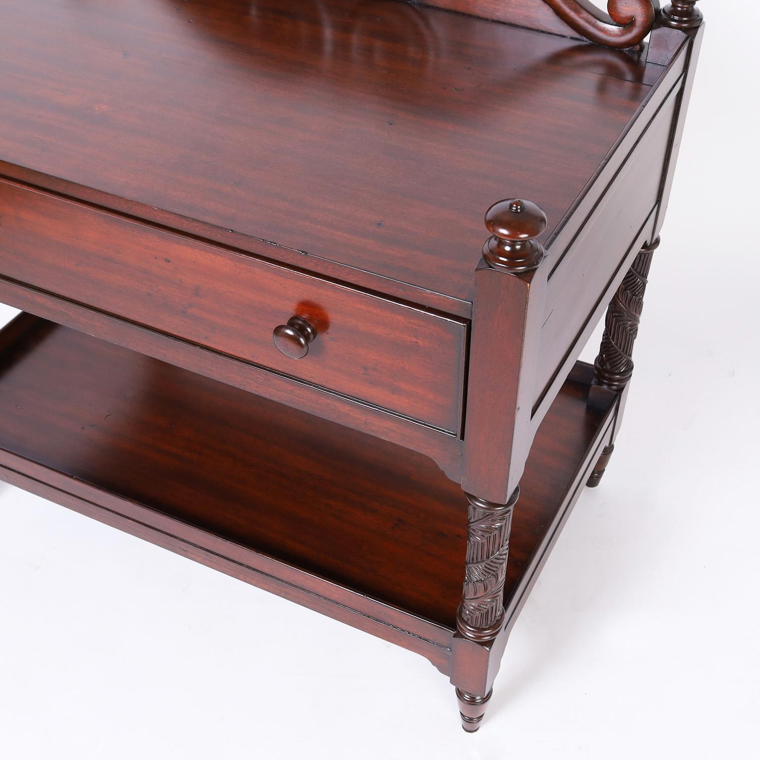 Two Tiered Server or Stand by Ralph Lauren In Good Condition In Palm Beach, FL