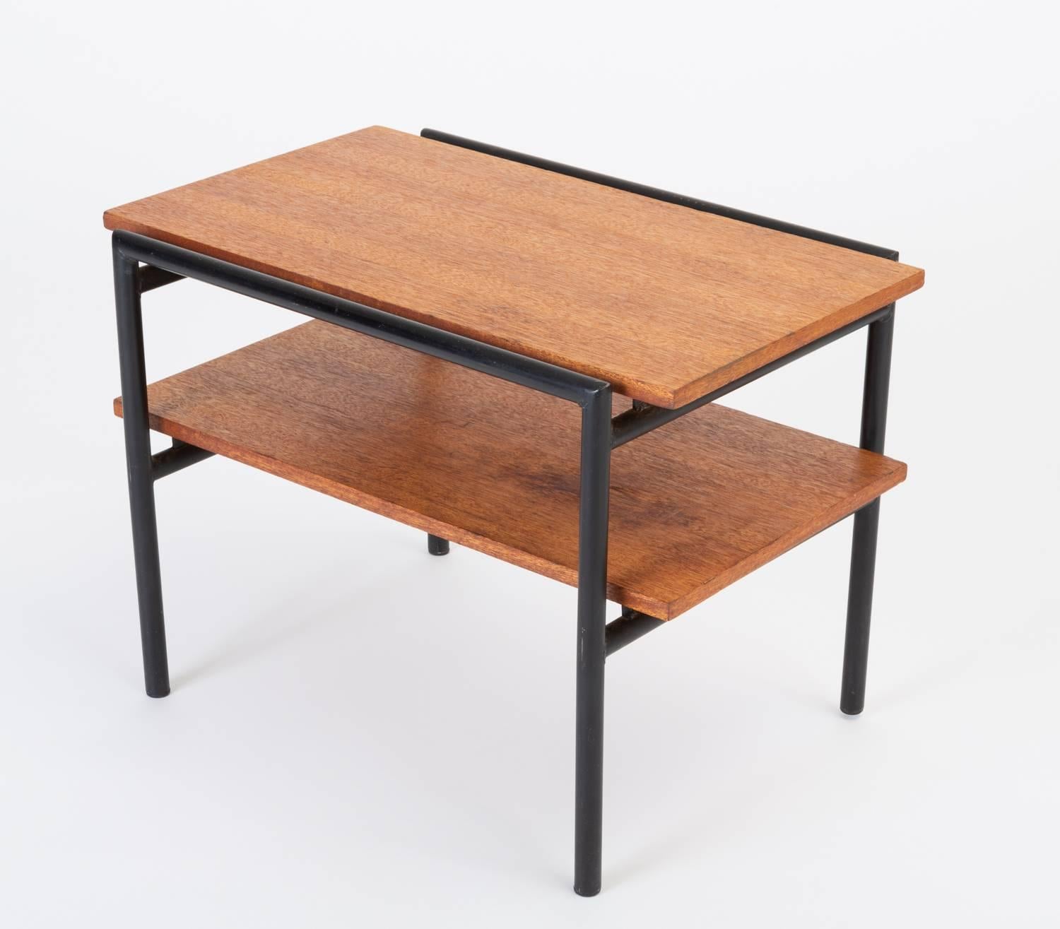Mid-Century Modern Two-Tiered Side Table by Don Knorr for Vista of California