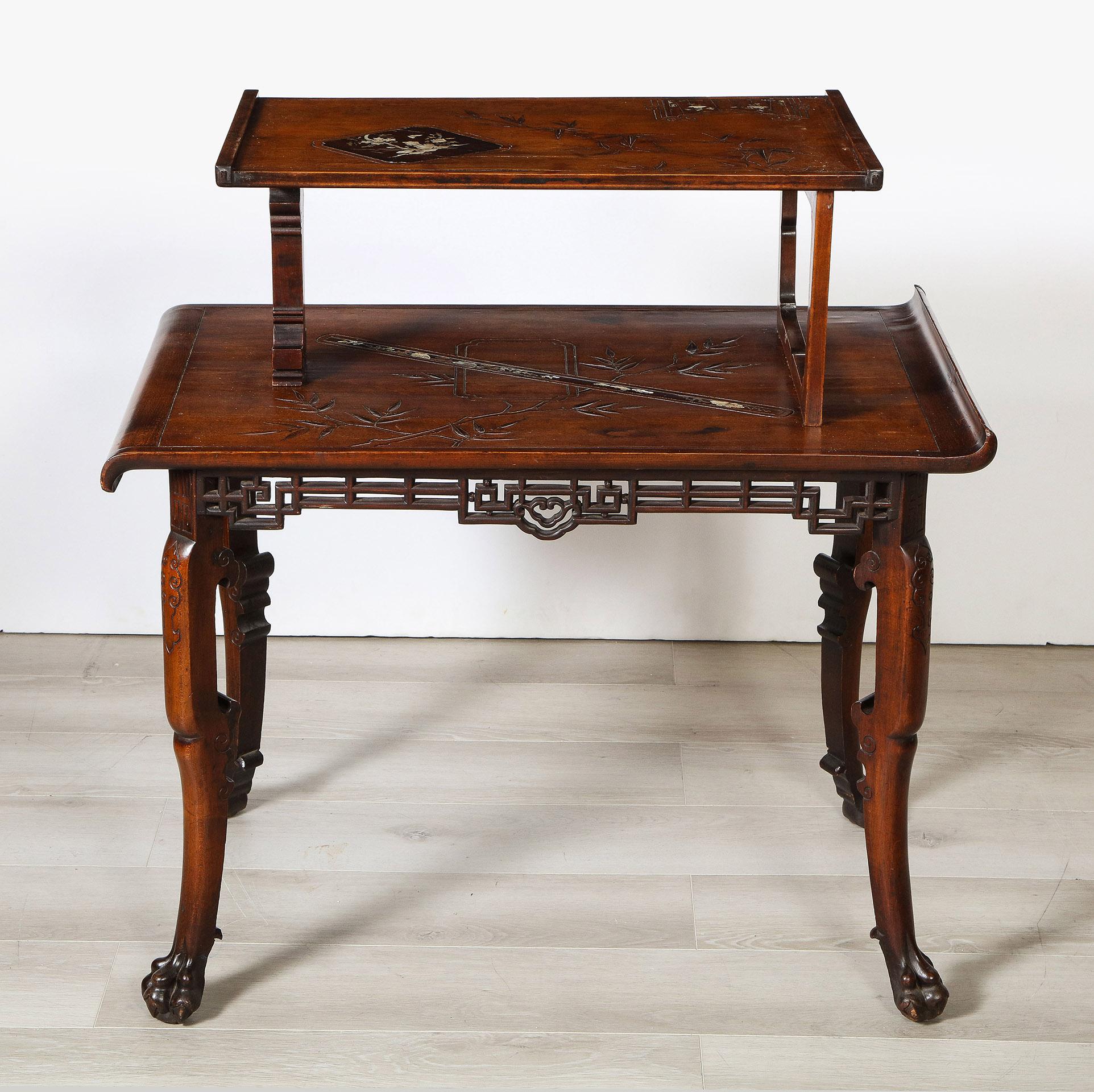 Two-Tiered Table by Gabriel Viardot In Good Condition For Sale In New York, NY