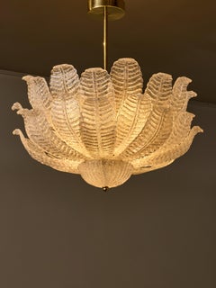 Two Tiers Murano Leaves Chandelier