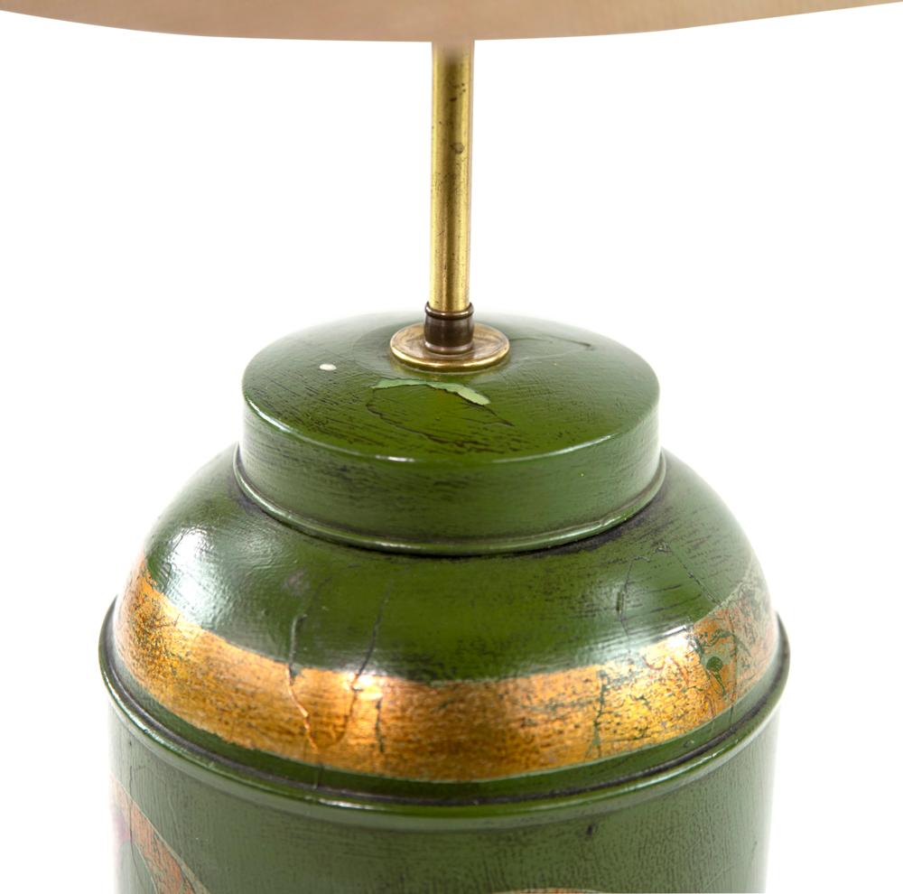 A bit of peeling on very top of one Tea Caddy