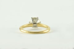 Two-Tone 1.40 Carat Diamond Solitaire Engagement Ring