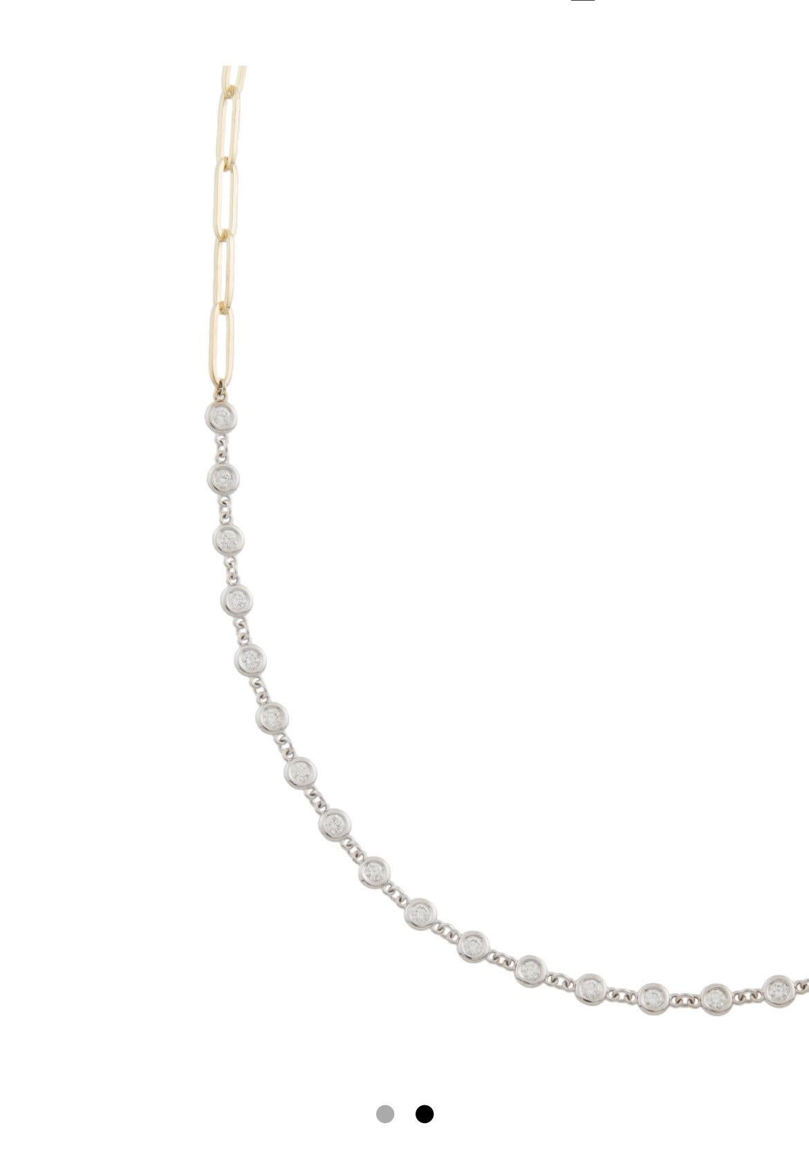 1,08 carati di diamanti G-H Si 
Oro giallo e bianco 14k

Questo articolo è stato valutato e ispezionato da un gemmologo certificato. Tutte le valutazioni dei diamanti e delle gemme sono effettuate secondo gli standard GIA.