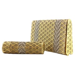 Two-tone 750 Gold Toiletry set - 18 Karat (152 grams - 5.4 ounces)