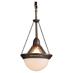 Two-Tone AEG Pendant, Germany Circa 1920