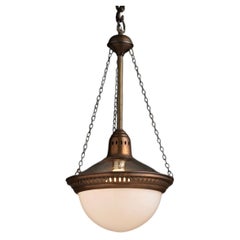 Two-Tone AEG Pendant, Germany circa 1920