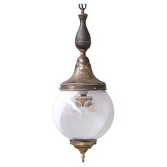 Two Tone Antique French Pendant Light