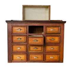 Two-Tone Apothecary Cabinet