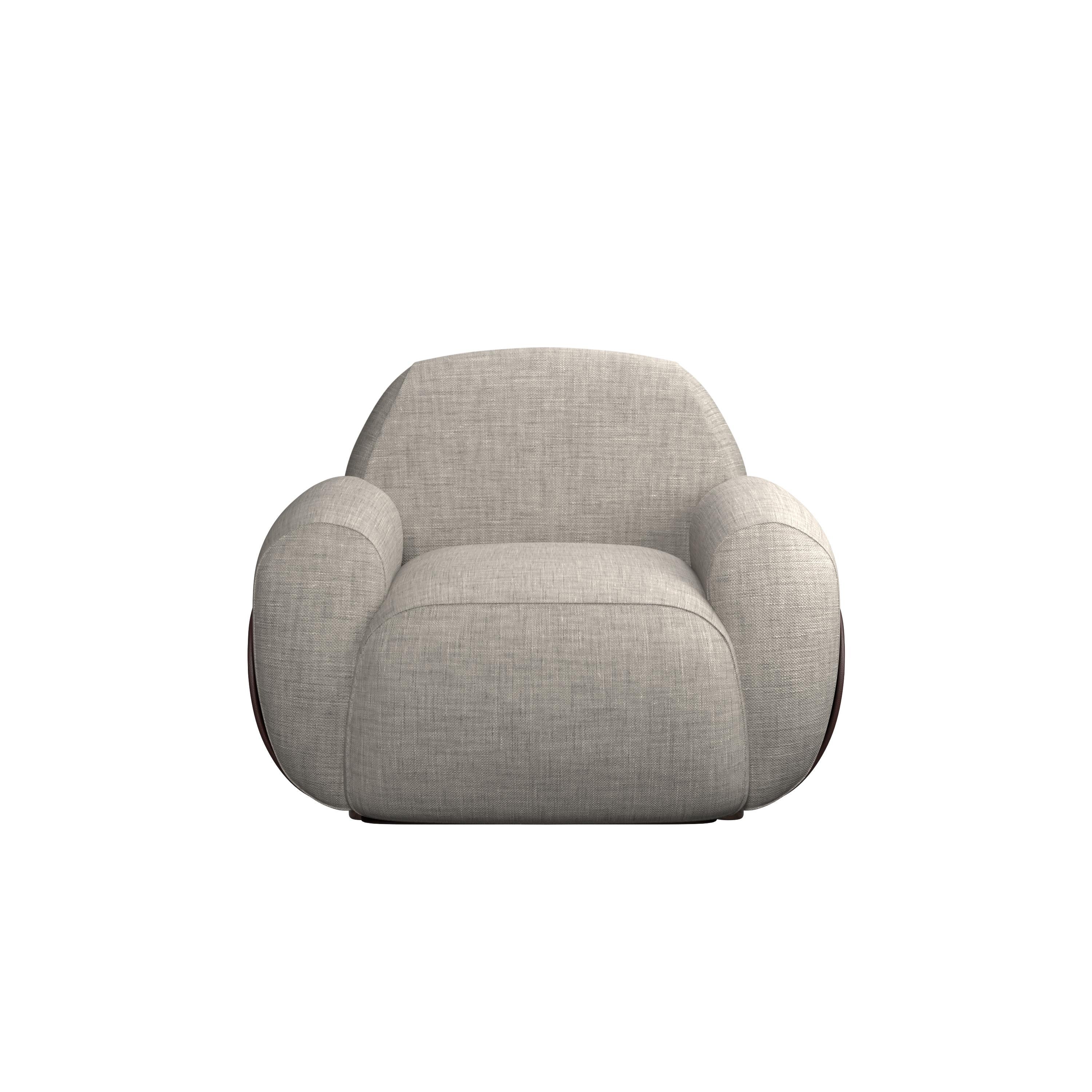 Introducing the Kiritsu armchair, a masterpiece of design and craftsmanship inspired by the disciplined traditions of ancient Japan. This luxurious piece combines contemporary aesthetics with unparalleled comfort, making it a standout addition to