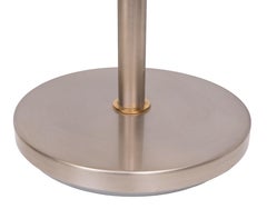 Two Tone Brass Aluminum table lamps 1980s Germany