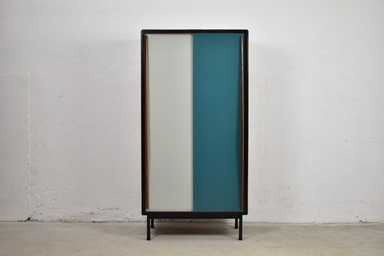 Two Tone Cabinet by Willy van der Meeren for Tubax, Belgium, 1952 at ...
