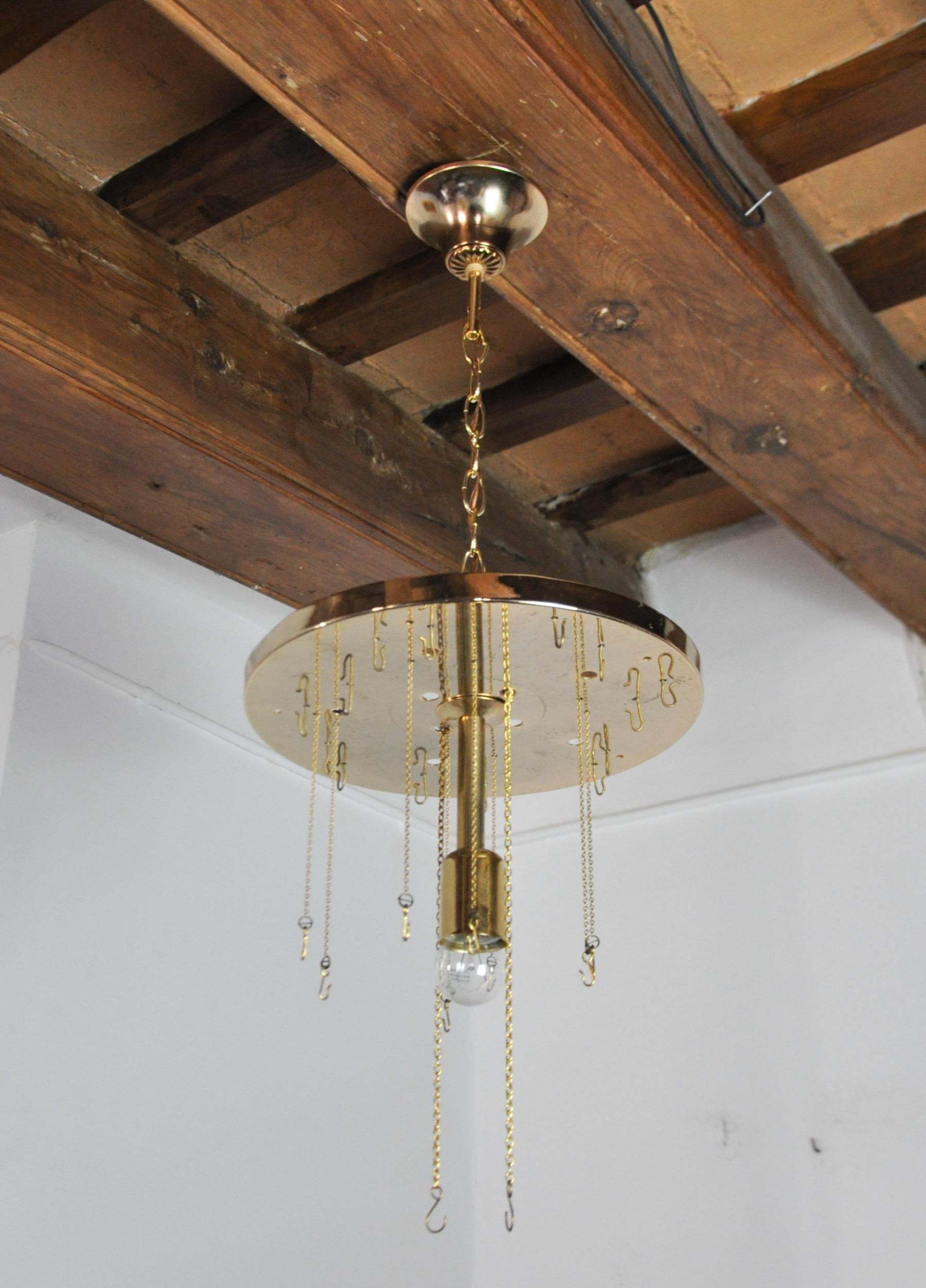 Two-tone chandelier by Zero Quattro 3 levels orange and transparent murano glass For Sale 2