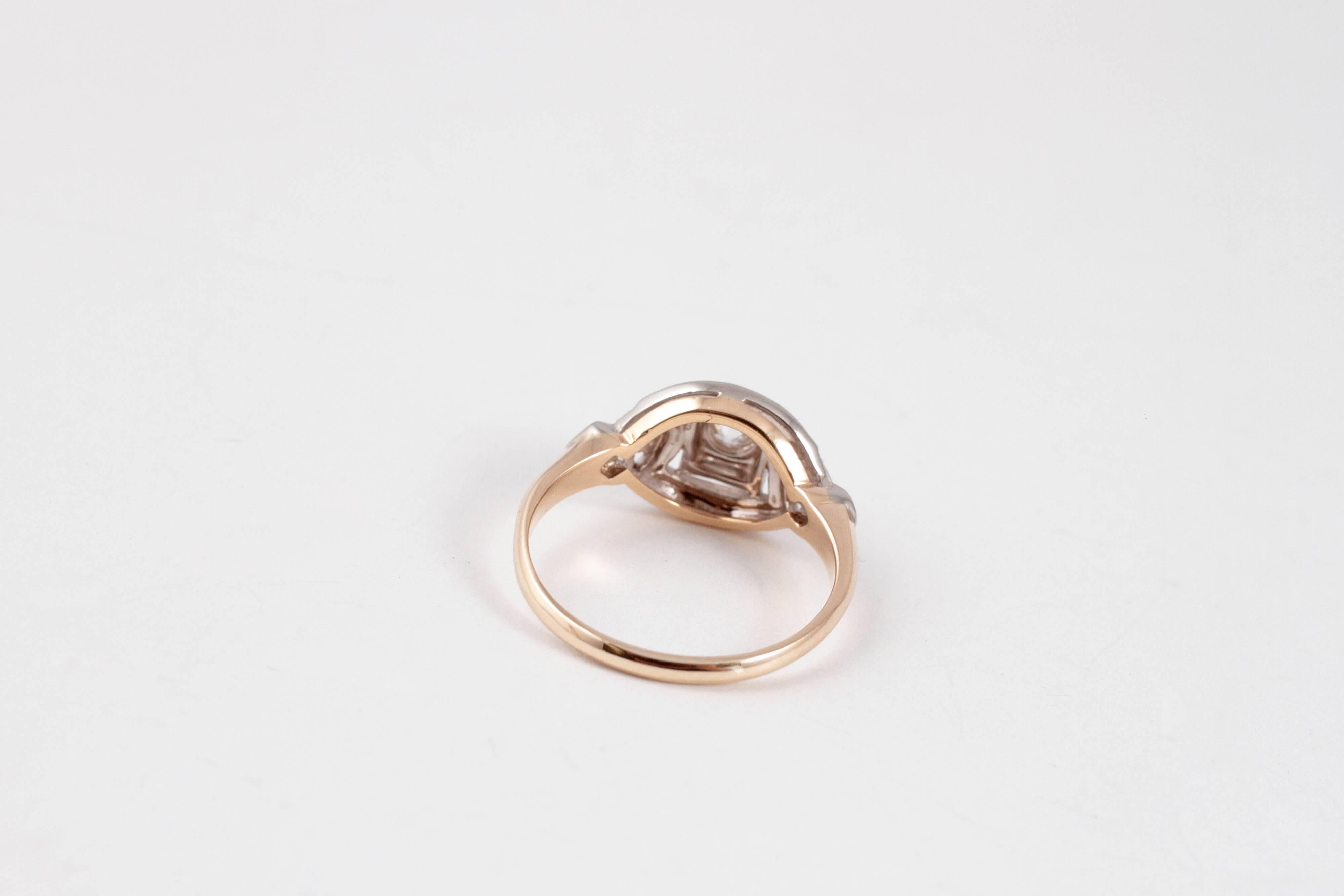 Two-Tone Diamond Ring 2
