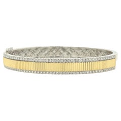 Two Tone Dimond Bangle