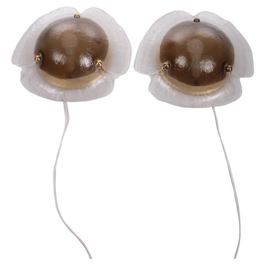Two tone Flush Mount by Peill and Putzler, 1970s