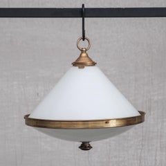 Two Tone French Antique Pendant Light