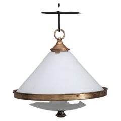Two Tone French Antique Pendant Light