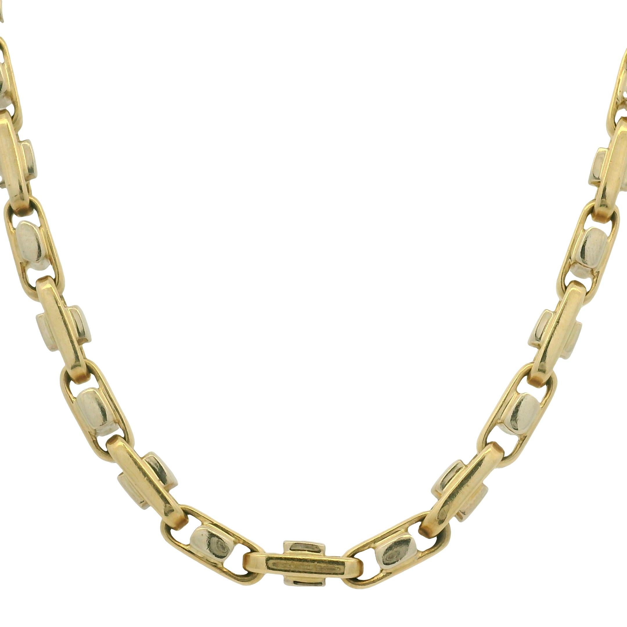 Collar de cadena de eslabones entrelazados de oro bicolor de 14k 

¡Echa un vistazo a esta cadena de eslabones entrelazados y a otras similares en nuestro escaparate!

Producto: Collar de cadena de eslabones entrelazados
Material: Oro amarillo y