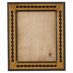 Two tone graphic inlaid frame - Italy, 20th century