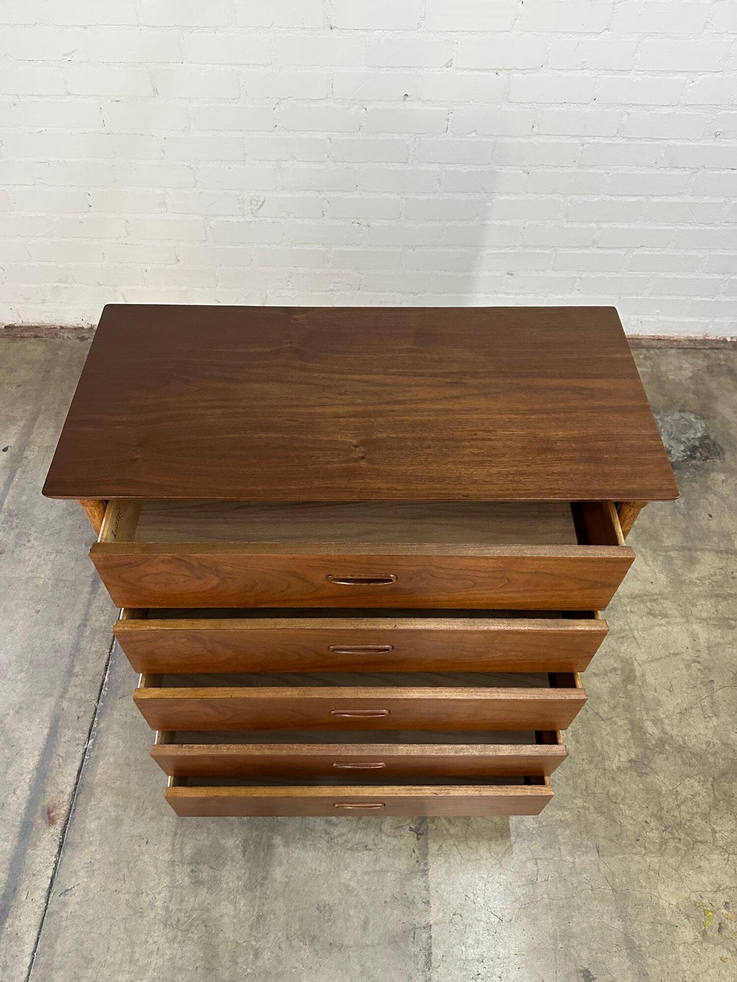 Mid-Century Modern Two tone Highboy by Lane For Sale