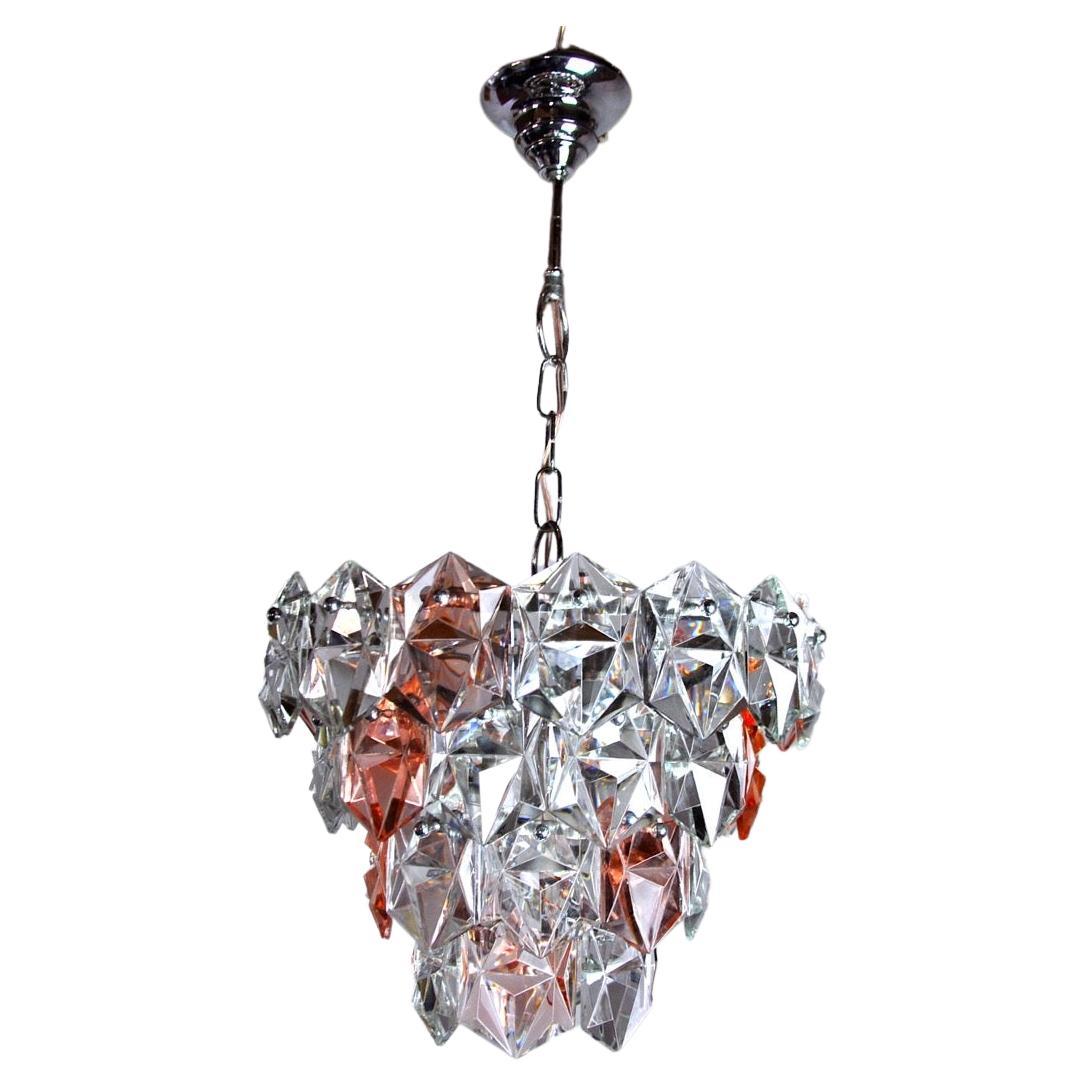 Two-Tone Kinkeldey Chandelier, 4 Levels, 1970, Germany
