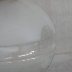 Two Tone Large Glass Pendant Light