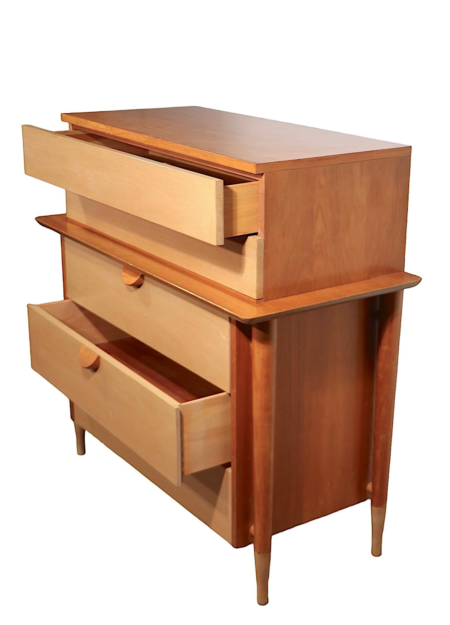 Two Tone Mid Century Chest of Drawers by Basic Witz For Sale 11