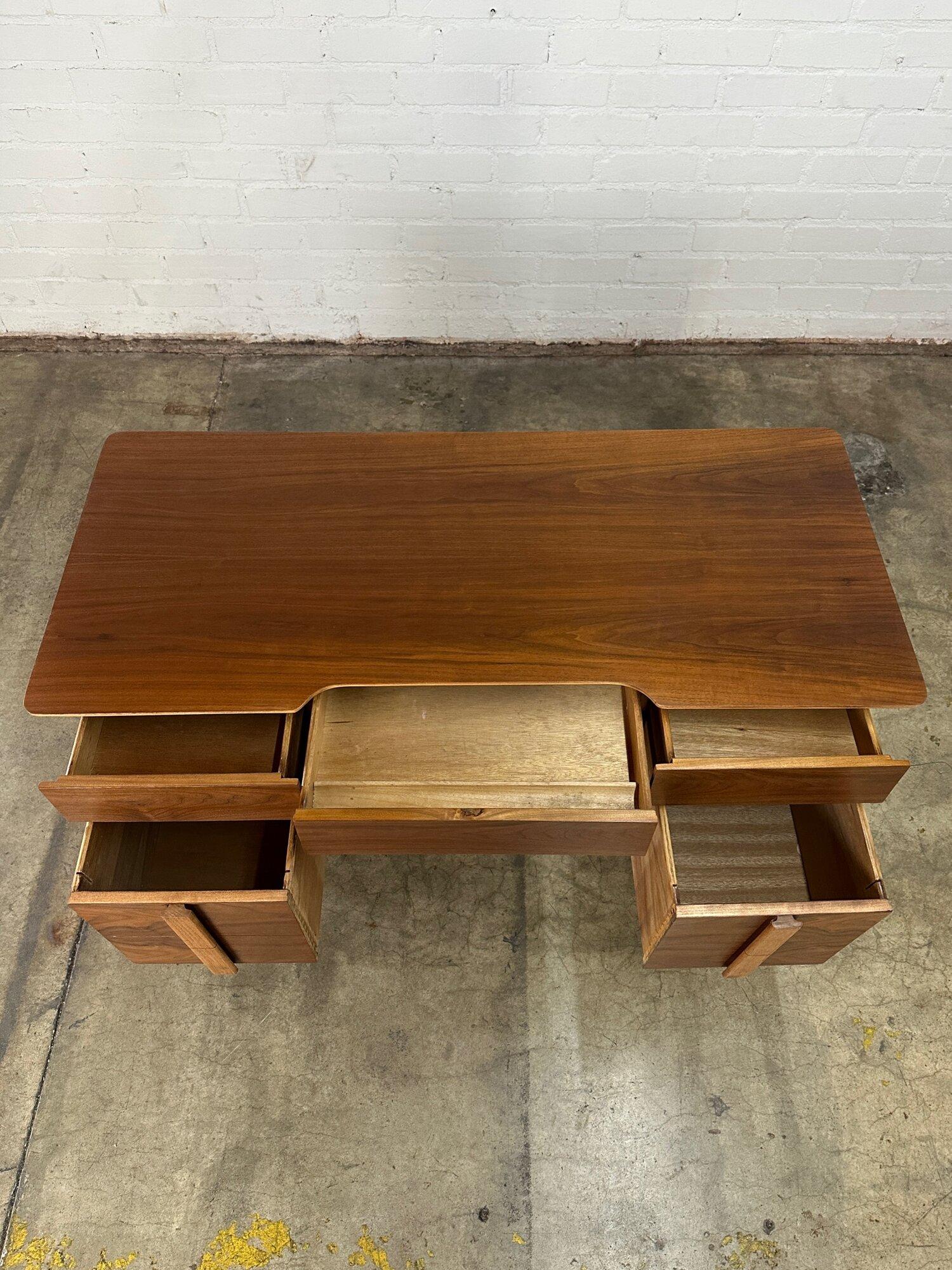 Mid-20th Century Two tone mid century desk For Sale