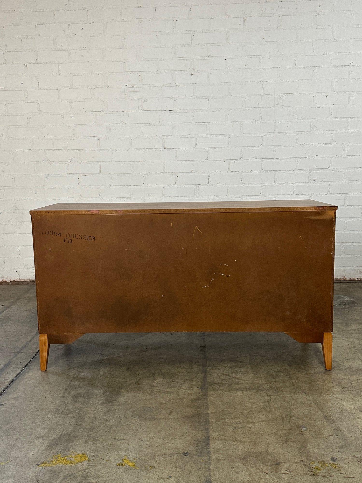 Two Tone Mid Century Dresser For Sale 5